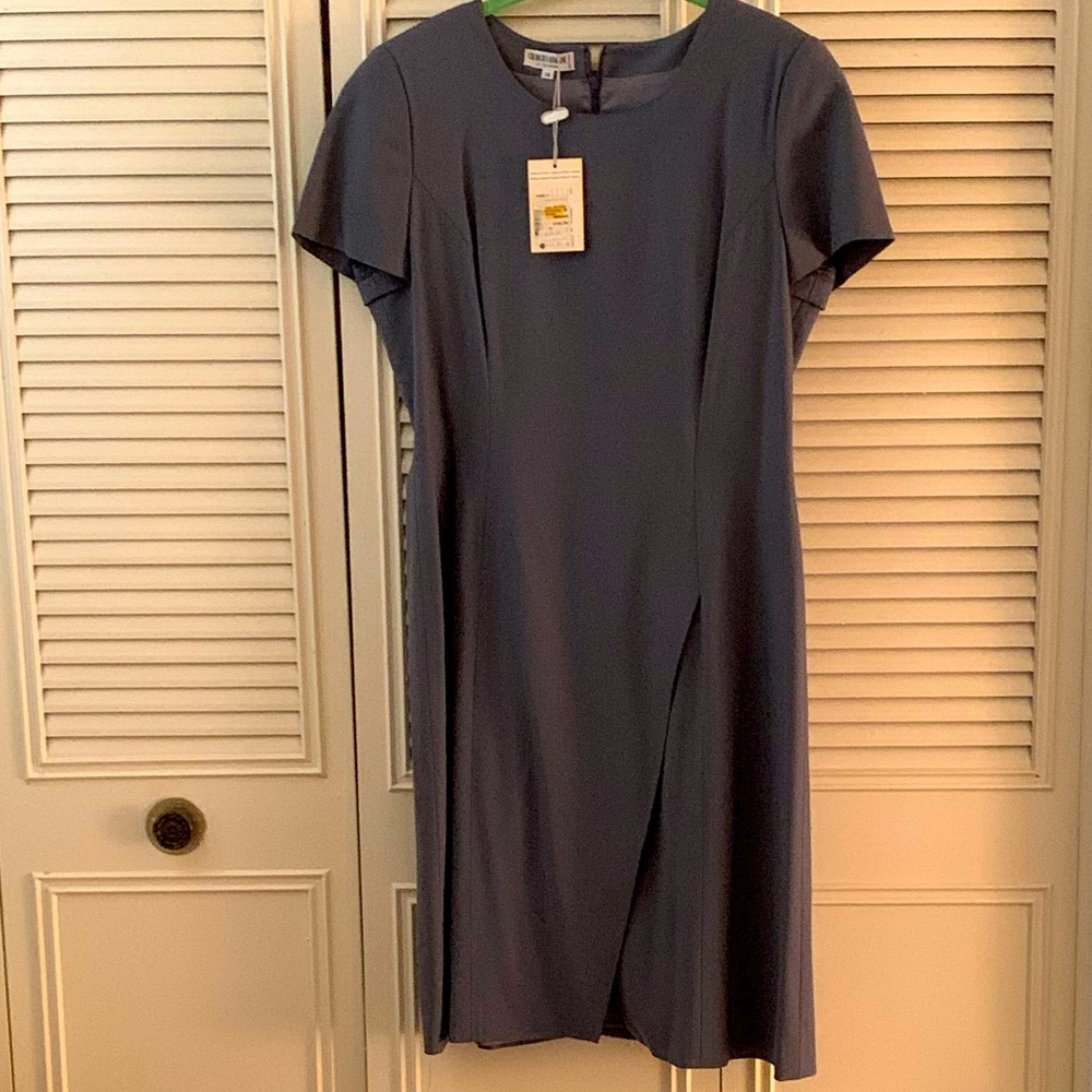 NWT Giorgio Armani Gray Dress - Size 14